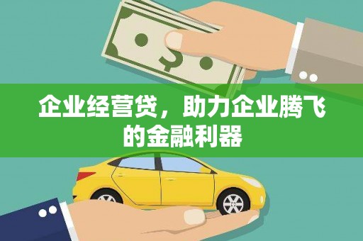 屯门企业经营贷，助力企业腾飞的金融利器