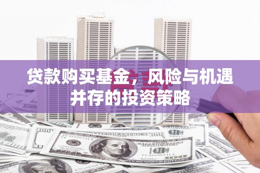 屯门贷款购买基金，风险与机遇并存的投资策略