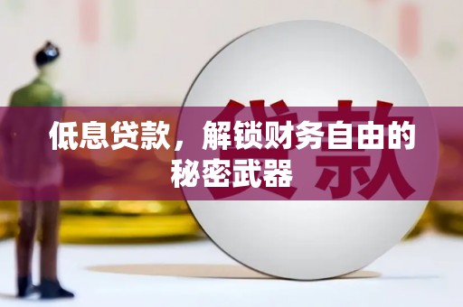 屯门低息贷款，解锁财务自由的秘密武器