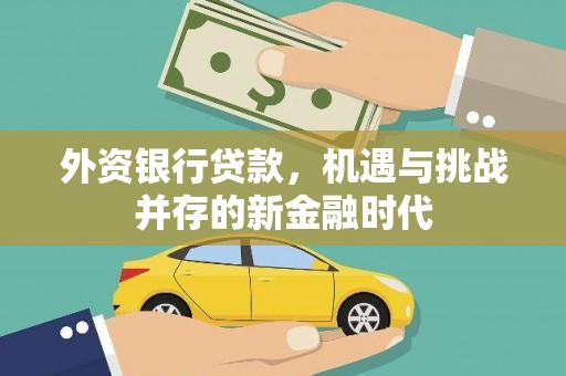 屯门外资银行贷款，机遇与挑战并存的新金融时代