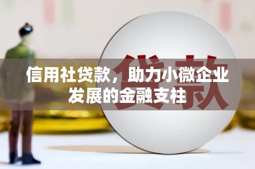 屯门信用社贷款，助力小微企业发展的金融支柱