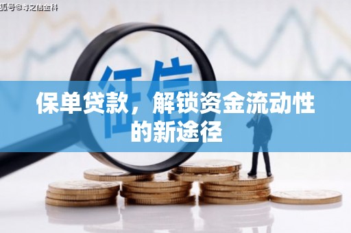 屯门保单贷款，解锁资金流动性的新途径