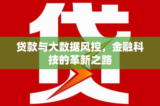 屯门贷款与大数据风控，金融科技的革新之路