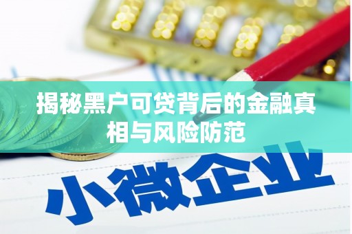 屯门揭秘黑户可贷背后的金融真相与风险防范
