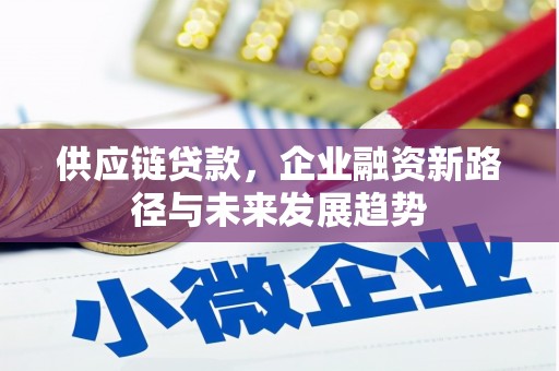 屯门供应链贷款，企业融资新路径与未来发展趋势