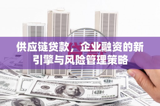 屯门供应链贷款，企业融资的新引擎与风险管理策略