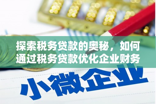 屯门探索税务贷款的奥秘，如何通过税务贷款优化企业财务