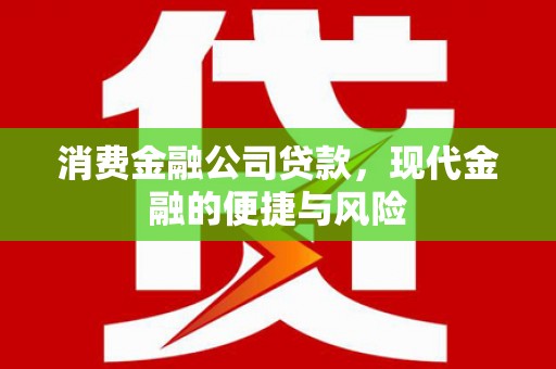 屯门消费金融公司贷款，现代金融的便捷与风险