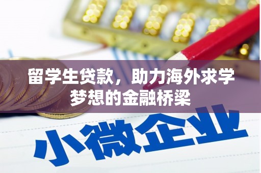 屯门留学生贷款，助力海外求学梦想的金融桥梁