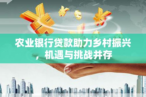 屯门农业银行贷款助力乡村振兴，机遇与挑战并存