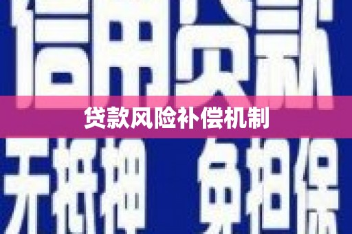 屯门贷款风险补偿机制