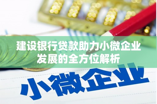 屯门建设银行贷款助力小微企业发展的全方位解析