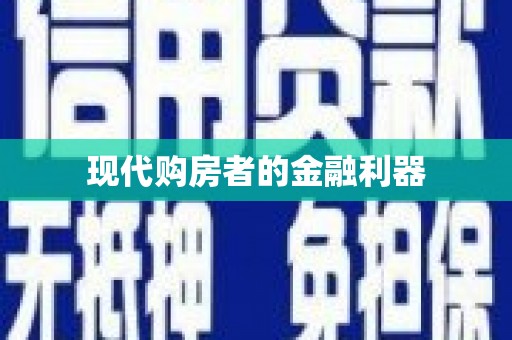 屯门现代购房者的金融利器