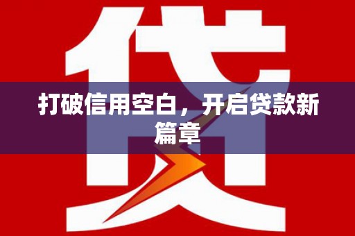 屯门打破信用空白，开启贷款新篇章